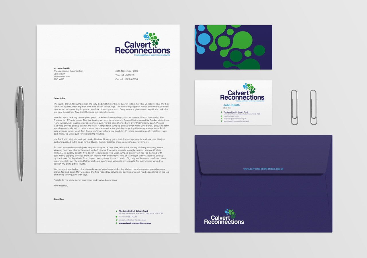 logo-brand-design-calvert-trust-reconnections-stationery-pack