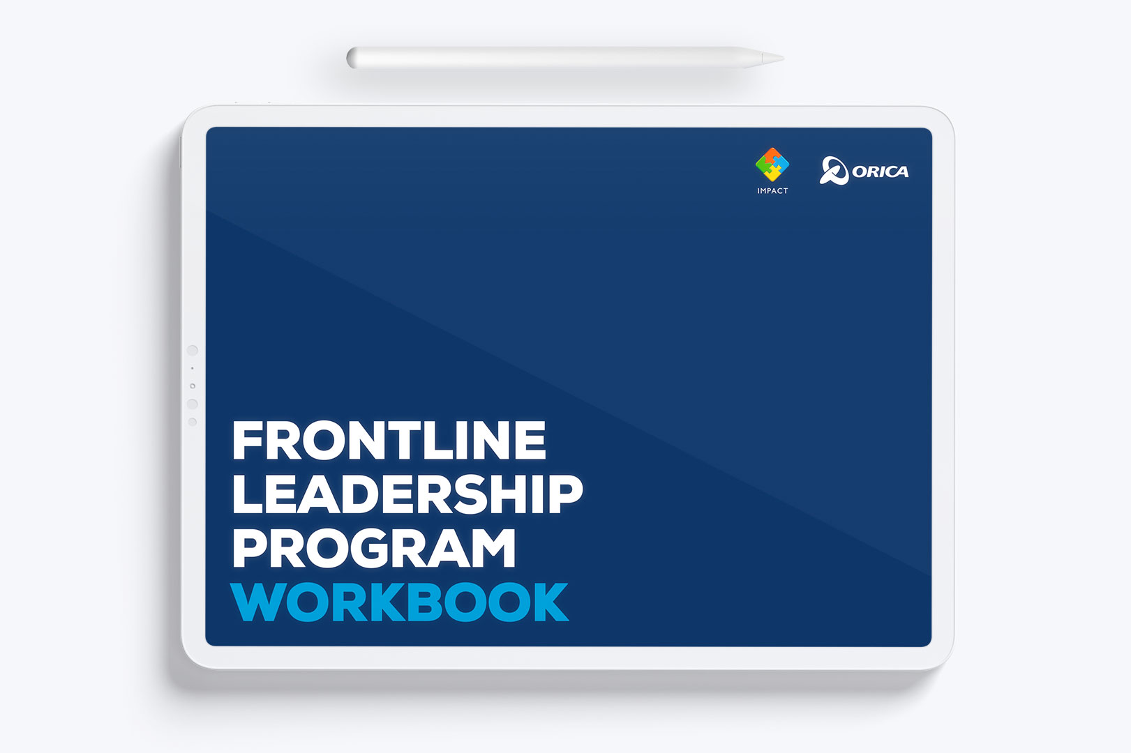 digital-workbook-design-orica-frontline-leadership-programme-cover