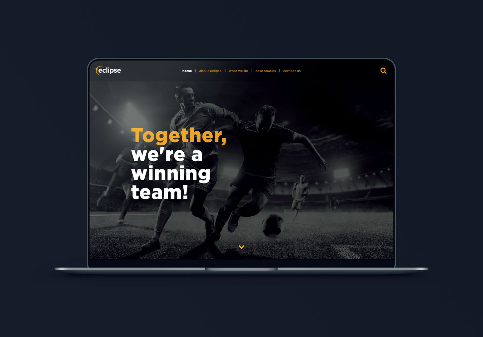 website-ui-brand-design-eclipse-global-training-home-football-soccer