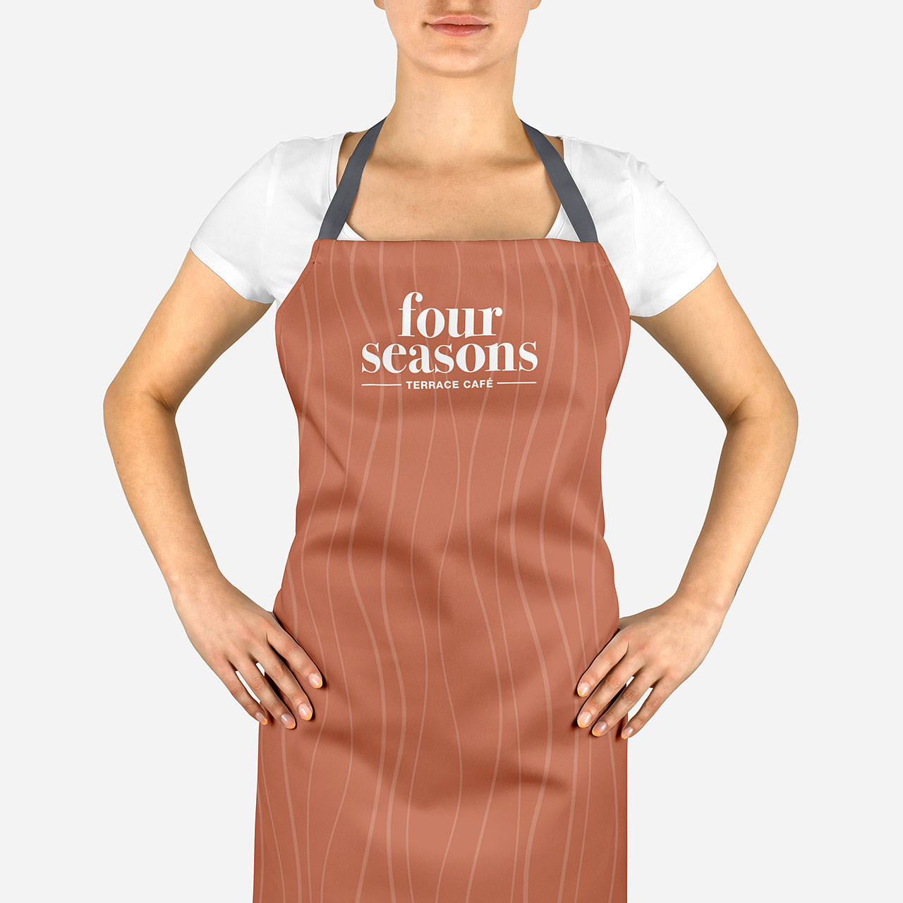 logo-brand-design-four-seasons-cafe-logo-apron-copper-patterned