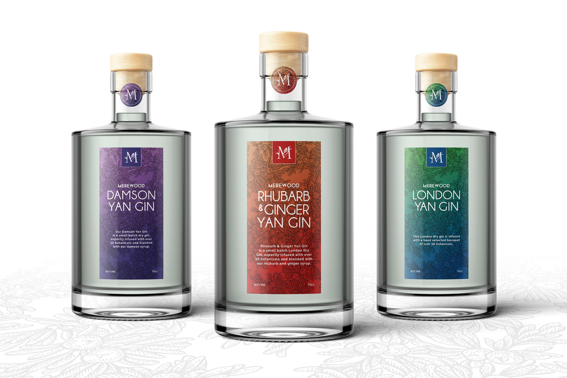 branding-point-of-sale-design-gin-bottle-labels-merewood-hotel