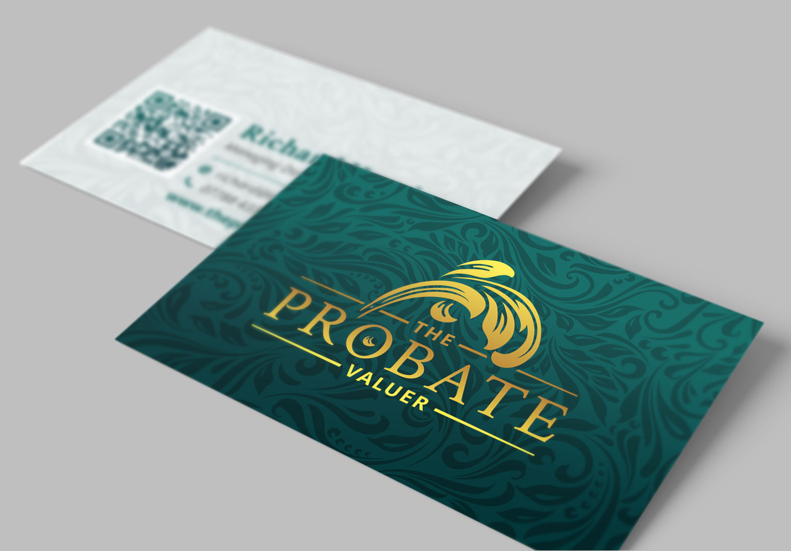 logo-brand-design-probate-valuer-business-card