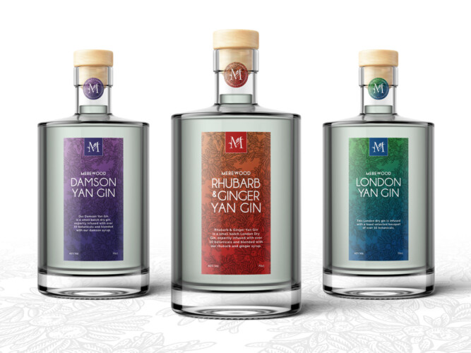 branding-point-of-sale-design-gin-bottle-labels-merewood-hotel